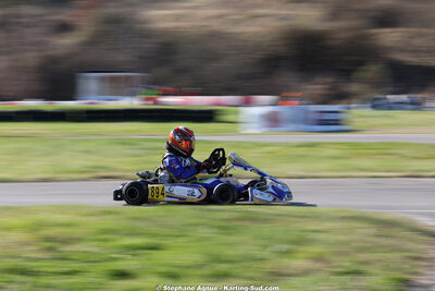 Thomas SUZANNE — 28/02 & 01/03/2026 : 1ère manche du Championnat du Sud 2026 à Aigues-Vives (photos Stéphane Agnus) 2026 — karting