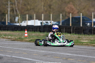 Garry FORTIER — 28/02 & 01/03/2026 : 1ère manche du Championnat du Sud 2026 à Aigues-Vives (photos Stéphane Agnus) 2026 — karting