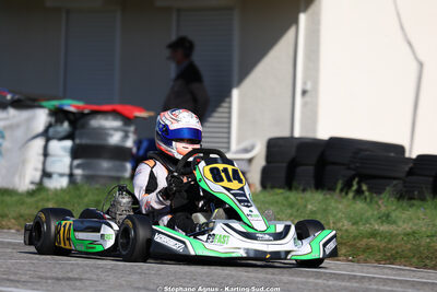 Garry FORTIER — 28/02 & 01/03/2026 : 1ère manche du Championnat du Sud 2026 à Aigues-Vives (photos Stéphane Agnus) 2026 — karting