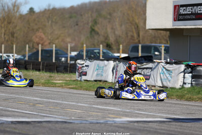 Thomas SUZANNE — 28/02 & 01/03/2026 : 1ère manche du Championnat du Sud 2026 à Aigues-Vives (photos Stéphane Agnus) 2026 — karting