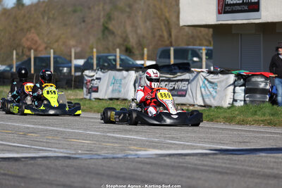 Nicolas GENIN — 28/02 & 01/03/2026 : 1ère manche du Championnat du Sud 2026 à Aigues-Vives (photos Stéphane Agnus) 2026 — karting