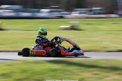 Sacha CATALA — 28/02 & 01/03/2026 : 1ère manche du Championnat du Sud 2026 à Aigues-Vives (photos Stéphane Agnus) 2026 — karting