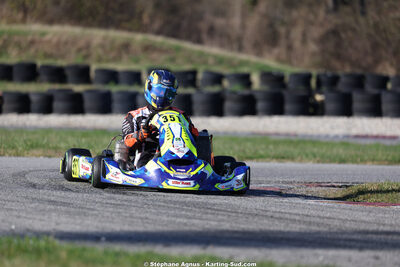 Sébastien ANDRES — 28/02 & 01/03/2026 : 1ère manche du Championnat du Sud 2026 à Aigues-Vives (photos Stéphane Agnus) 2026 — karting