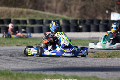 Sébastien ANDRES — 28/02 & 01/03/2026 : 1ère manche du Championnat du Sud 2026 à Aigues-Vives (photos Stéphane Agnus) 2026 — karting