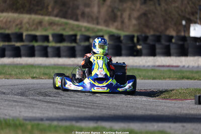Fabien RIVALS — 28/02 & 01/03/2026 : 1ère manche du Championnat du Sud 2026 à Aigues-Vives (photos Stéphane Agnus) 2026 — karting