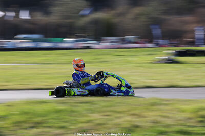Anthony DELCUROU — 28/02 & 01/03/2026 : 1ère manche du Championnat du Sud 2026 à Aigues-Vives (photos Stéphane Agnus) 2026 — karting