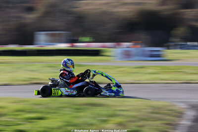 Fabien RIVALS — 28/02 & 01/03/2026 : 1ère manche du Championnat du Sud 2026 à Aigues-Vives (photos Stéphane Agnus) 2026 — karting