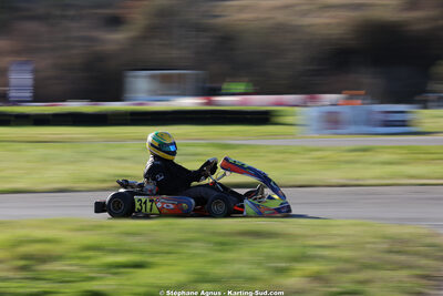 Cédric MARGUERITIN — 28/02 & 01/03/2026 : 1ère manche du Championnat du Sud 2026 à Aigues-Vives (photos Stéphane Agnus) 2026 — karting