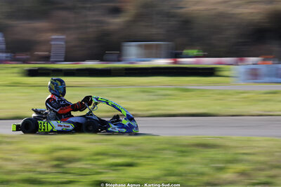 Sébastien ANDRES — 28/02 & 01/03/2026 : 1ère manche du Championnat du Sud 2026 à Aigues-Vives (photos Stéphane Agnus) 2026 — karting