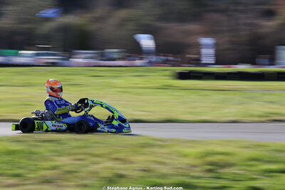 Anthony DELCUROU — 28/02 & 01/03/2026 : 1ère manche du Championnat du Sud 2026 à Aigues-Vives (photos Stéphane Agnus) 2026 — karting