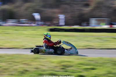 Aurélien MAZOUIN — 28/02 & 01/03/2026 : 1ère manche du Championnat du Sud 2026 à Aigues-Vives (photos Stéphane Agnus) 2026 — karting