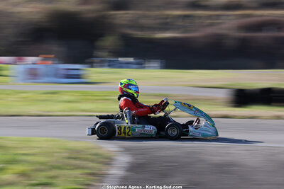 Aurélien MAZOUIN — 28/02 & 01/03/2026 : 1ère manche du Championnat du Sud 2026 à Aigues-Vives (photos Stéphane Agnus) 2026 — karting
