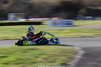 Fabien RIVALS — 28/02 & 01/03/2026 : 1ère manche du Championnat du Sud 2026 à Aigues-Vives (photos Stéphane Agnus) 2026 — karting
