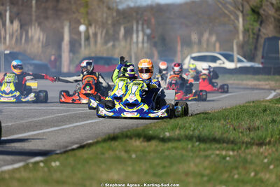 Anthony DELCUROU — 28/02 & 01/03/2026 : 1ère manche du Championnat du Sud 2026 à Aigues-Vives (photos Stéphane Agnus) 2026 — karting