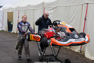 Laura BOURGUET — 28/02 & 01/03/2026 : 1ère manche du Championnat du Sud 2026 à Aigues-Vives (photos Stéphane Agnus) 2026 — karting