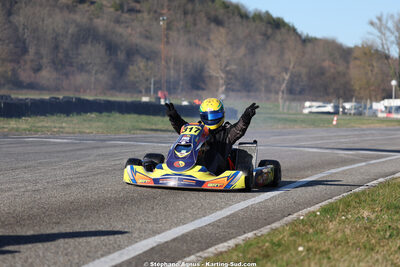 Cédric MARGUERITIN — 28/02 & 01/03/2026 : 1ère manche du Championnat du Sud 2026 à Aigues-Vives (photos Stéphane Agnus) 2026 — karting