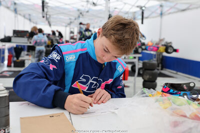 Gabriel GERDIL — 28/02 & 01/03/2026 : 1ère manche du Championnat du Sud 2026 à Aigues-Vives (photos Stéphane Agnus) 2026 — karting