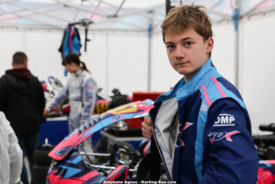 Gabriel GERDIL — 28/02 & 01/03/2026 : 1ère manche du Championnat du Sud 2026 à Aigues-Vives (photos Stéphane Agnus) 2026 — karting