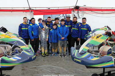 Mathis MESPOULEDE — 28/02 & 01/03/2026 : 1ère manche du Championnat du Sud 2026 à Aigues-Vives (photos Stéphane Agnus) 2026 — karting