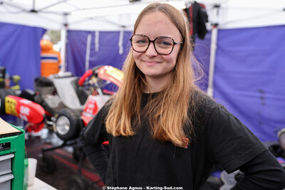 Louise Marie DUPUY — 28/02 & 01/03/2026 : 1ère manche du Championnat du Sud 2026 à Aigues-Vives (photos Stéphane Agnus) 2026 — karting