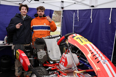 Camille DELFAU, Jean-Rémy DUPUY — 28/02 & 01/03/2026 : 1ère manche du Championnat du Sud 2026 à Aigues-Vives (photos Stéphane Agnus) 2026 — karting