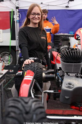 Louise Marie DUPUY — 28/02 & 01/03/2026 : 1ère manche du Championnat du Sud 2026 à Aigues-Vives (photos Stéphane Agnus) 2026 — karting