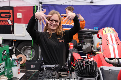 Louise Marie DUPUY — 28/02 & 01/03/2026 : 1ère manche du Championnat du Sud 2026 à Aigues-Vives (photos Stéphane Agnus) 2026 — karting