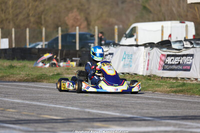 KA100 — 28/02 & 01/03/2026 : 1ère manche du Championnat du Sud 2026 à Aigues-Vives (photos Stéphane Agnus) 2026 — karting