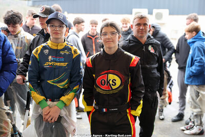 Alyssa DECARIS — 28/02 & 01/03/2026 : 1ère manche du Championnat du Sud 2026 à Aigues-Vives (photos Stéphane Agnus) 2026 — karting