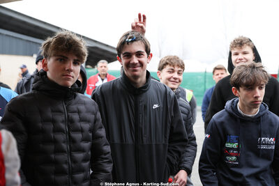 Gabriel HUGON — 28/02 & 01/03/2026 : 1ère manche du Championnat du Sud 2026 à Aigues-Vives (photos Stéphane Agnus) 2026 — karting