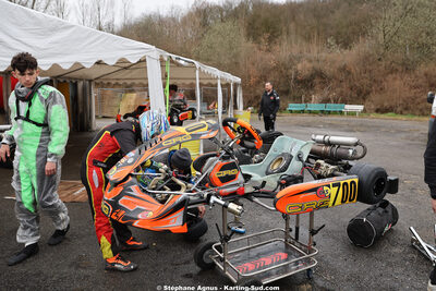 28/02 & 01/03/2026 : 1ère manche du Championnat du Sud 2026 à Aigues-Vives (photos Stéphane Agnus) 2026 — karting