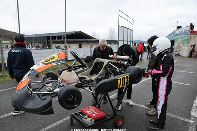 28/02 & 01/03/2026 : 1ère manche du Championnat du Sud 2026 à Aigues-Vives (photos Stéphane Agnus) 2026 — karting