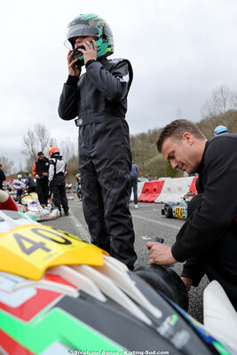 Ludovic BERDINEL — 28/02 & 01/03/2026 : 1ère manche du Championnat du Sud 2026 à Aigues-Vives (photos Stéphane Agnus) 2026 — karting