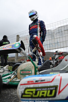 Maël BOYER — 28/02 & 01/03/2026 : 1ère manche du Championnat du Sud 2026 à Aigues-Vives (photos Stéphane Agnus) 2026 — karting