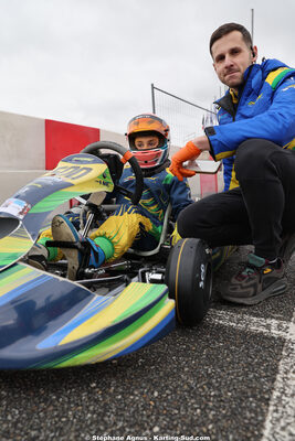 Mathis MESPOULEDE — 28/02 & 01/03/2026 : 1ère manche du Championnat du Sud 2026 à Aigues-Vives (photos Stéphane Agnus) 2026 — karting