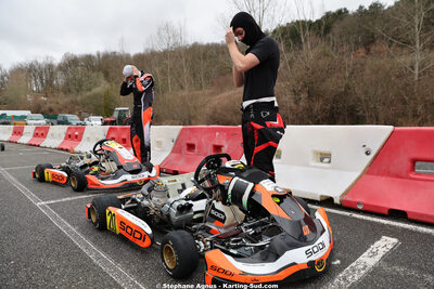 28/02 & 01/03/2026 : 1ère manche du Championnat du Sud 2026 à Aigues-Vives (photos Stéphane Agnus) 2026 — karting