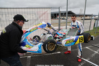 Jérémy LOPES — 28/02 & 01/03/2026 : 1ère manche du Championnat du Sud 2026 à Aigues-Vives (photos Stéphane Agnus) 2026 — karting