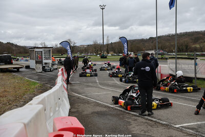 28/02 & 01/03/2026 : 1ère manche du Championnat du Sud 2026 à Aigues-Vives (photos Stéphane Agnus) 2026 — karting