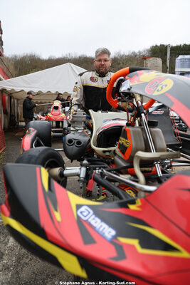 Marc LARIVE — 28/02 & 01/03/2026 : 1ère manche du Championnat du Sud 2026 à Aigues-Vives (photos Stéphane Agnus) 2026 — karting