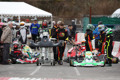 Ethan CHAIX — 28/02 & 01/03/2026 : 1ère manche du Championnat du Sud 2026 à Aigues-Vives (photos Stéphane Agnus) 2026 — karting