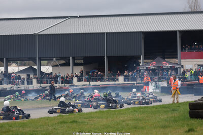 KA100 — 28/02 & 01/03/2026 : 1ère manche du Championnat du Sud 2026 à Aigues-Vives (photos Stéphane Agnus) 2026 — karting