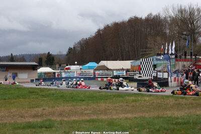 KA100 — 28/02 & 01/03/2026 : 1ère manche du Championnat du Sud 2026 à Aigues-Vives (photos Stéphane Agnus) 2026 — karting
