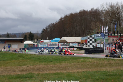 KA100 — 28/02 & 01/03/2026 : 1ère manche du Championnat du Sud 2026 à Aigues-Vives (photos Stéphane Agnus) 2026 — karting