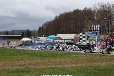 KA100 — 28/02 & 01/03/2026 : 1ère manche du Championnat du Sud 2026 à Aigues-Vives (photos Stéphane Agnus) 2026 — karting