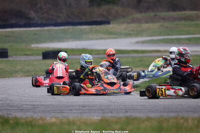 KA100 — 28/02 & 01/03/2026 : 1ère manche du Championnat du Sud 2026 à Aigues-Vives (photos Stéphane Agnus) 2026 — karting