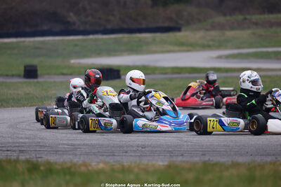 KA100 — 28/02 & 01/03/2026 : 1ère manche du Championnat du Sud 2026 à Aigues-Vives (photos Stéphane Agnus) 2026 — karting