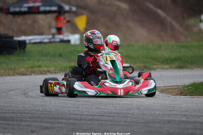 Ethan CHAIX — 28/02 & 01/03/2026 : 1ère manche du Championnat du Sud 2026 à Aigues-Vives (photos Stéphane Agnus) 2026 — karting