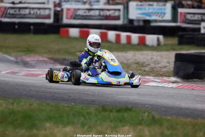 Louka BOUSSES — 28/02 & 01/03/2026 : 1ère manche du Championnat du Sud 2026 à Aigues-Vives (photos Stéphane Agnus) 2026 — karting