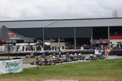 Nationale — 28/02 & 01/03/2026 : 1ère manche du Championnat du Sud 2026 à Aigues-Vives (photos Stéphane Agnus) 2026 — karting