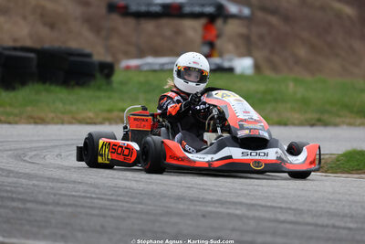 Cléa BOURACHOT — 28/02 & 01/03/2026 : 1ère manche du Championnat du Sud 2026 à Aigues-Vives (photos Stéphane Agnus) 2026 — karting